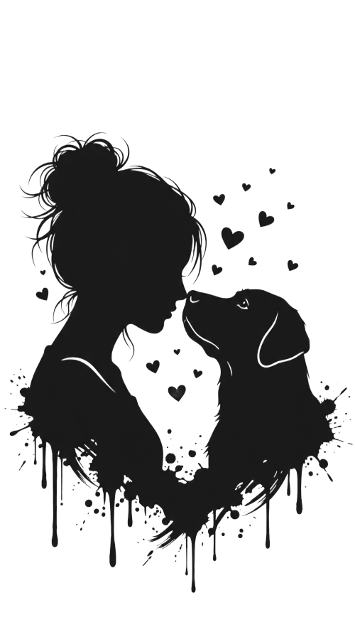 Download free dog lover transparent PNG clipart collection