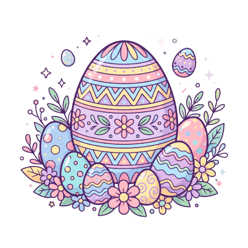 Download free Happy Easter bunny typography transparent PNG 3.61 MB